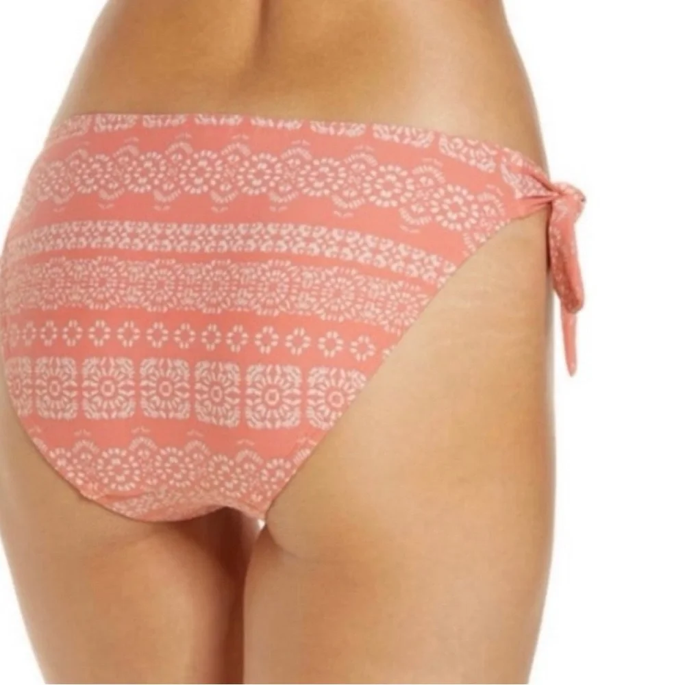 Robin‎ Piccone Isla Tie Side Bikini Bottoms in Terracotta SZ Small NWOT
